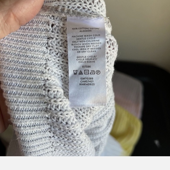 Loft Lounge Colorblock Tie Dye Pullover Chunky Sweater - Picture 6 of 6